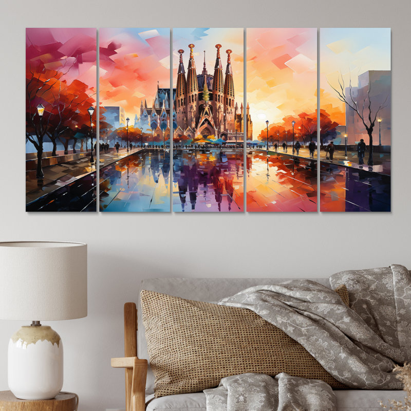 Espagne Sagrada Familia à Barcelone 5 pièces