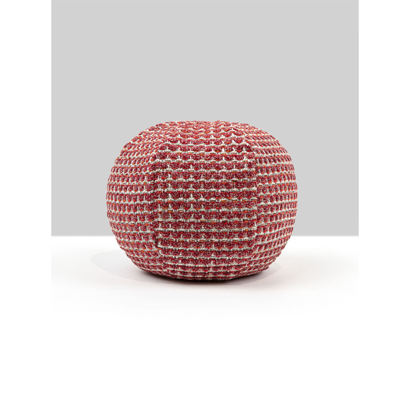 Circular Pillow Cover & Insert, Rouge