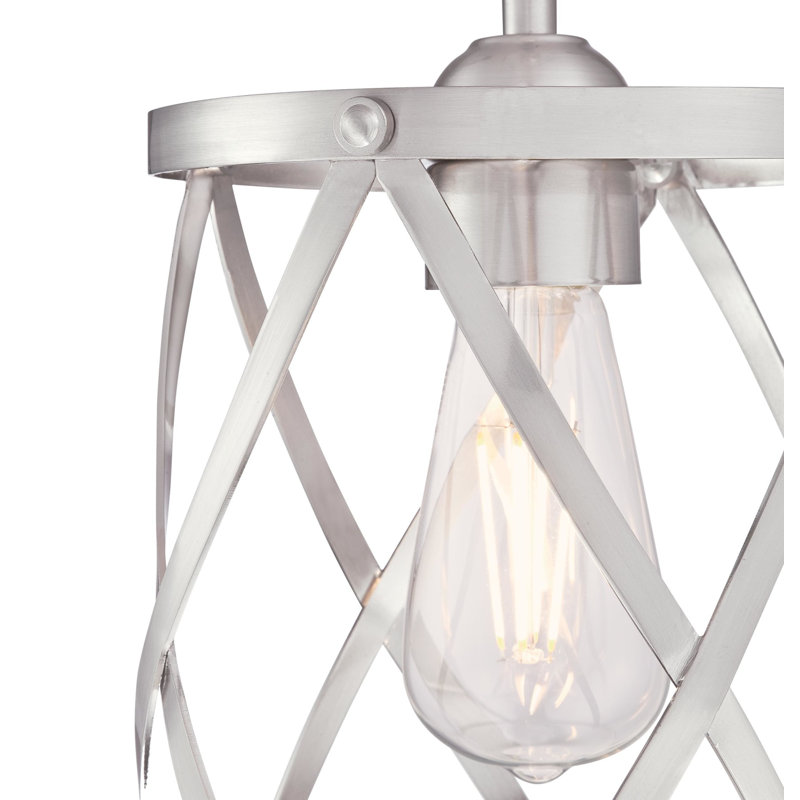 Gingerich 1 - Light Single Pendant, Brushed Nickel