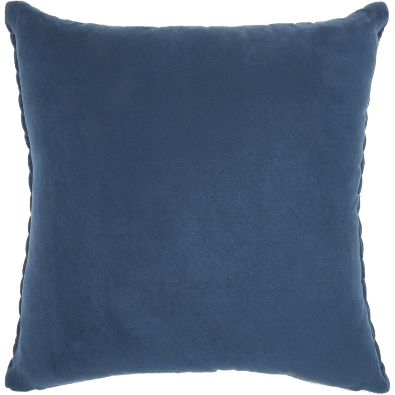 Chevron Throw Pillow, 18" x 18", Blue
