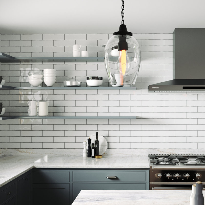 Chester 3" x 12" Ceramic Subway Tile, White
