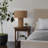 Moonlight Table Lamp - Linen Shade, Dimmer Switch -1000388757