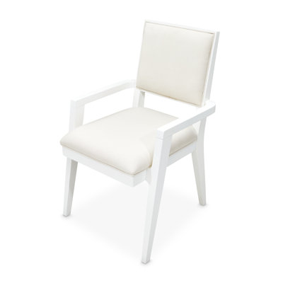 Palm Gate Arm Chair - Cloud White