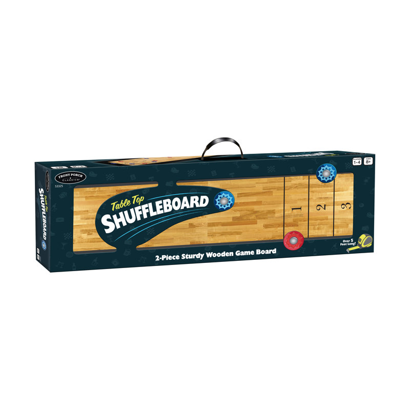 Classic Wooden Table Top Shuffleboard Game
