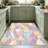 Dreamy Lavender Wave Abstract carpet-easy to clean, machine-washable, soft and comfortable; suitable for door mats, kitchens, living rooms, bedrooms, corridors, and laundry areas. Easy to clean, durable carpet for home decoration.-385851365