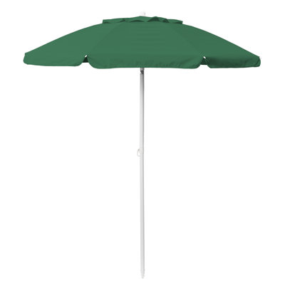 Chaise de plage avec parasol Edwin