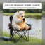 Oversized X-shaped Reinforced Padded Camping Folding Chair With Cup Holder-1661402567-1712901052