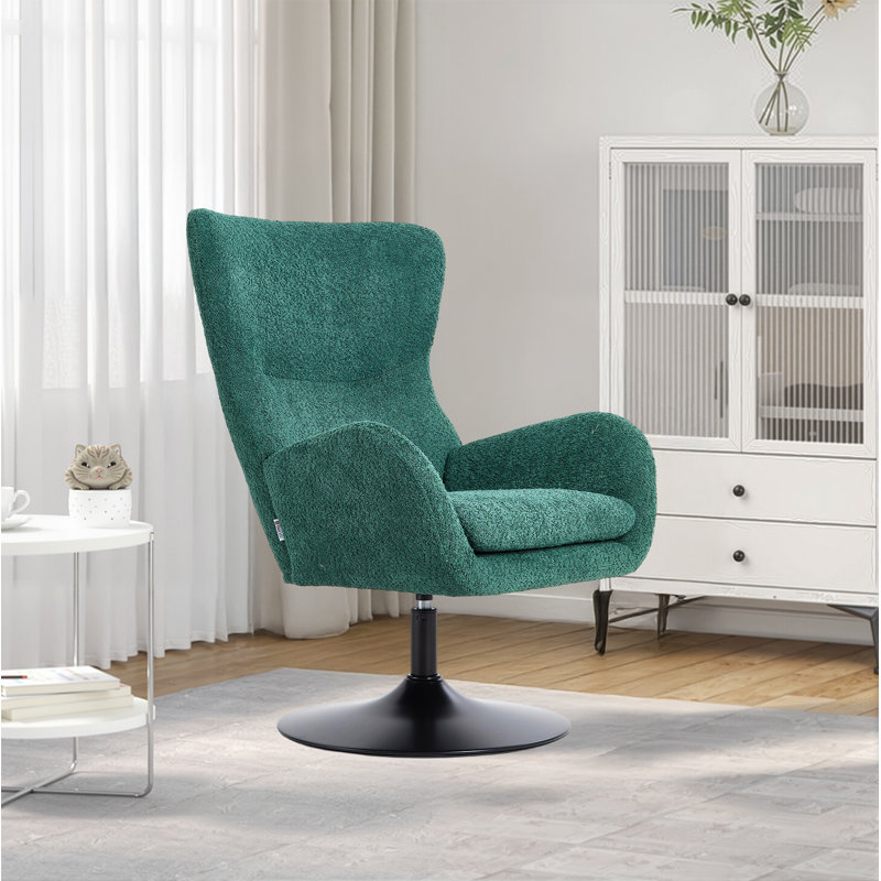 Upholstered Swivel Armchair