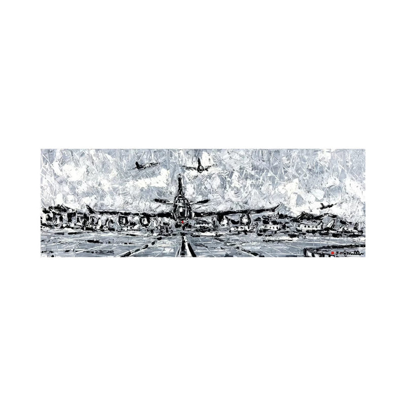Storm Rush by Joachim Mcmillan - Wrapped Canvas Panoramic Print, 30.48 cm H x 91.44 cm W