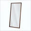 Miroir de plancher complet avec cadre en bois artificiel, conception élégante et durabilité, un incontournable pour les chambres à coucher, les magasins de vêtements et les salons