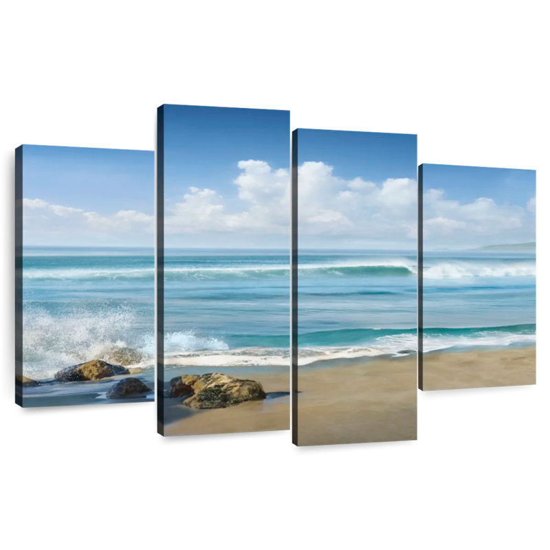 Sweeping Blue, 54" H x 84" W
