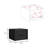Floating Nightstand , End Table, Side Table Wall-Mounted Single Drawer Design With Handle