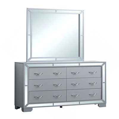 Dresser (Without Mirror) , Silver