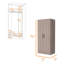 Armoire à double porte, une armoire, tiroir caché