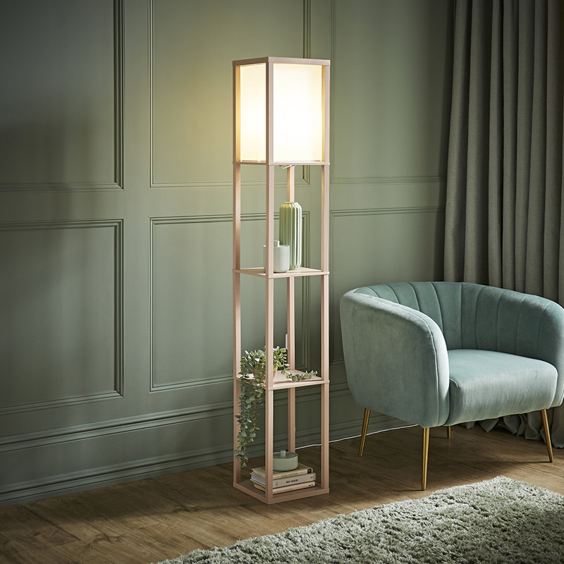 Struttura 160cm Matte Traditional Floor Lamp, No, Pink