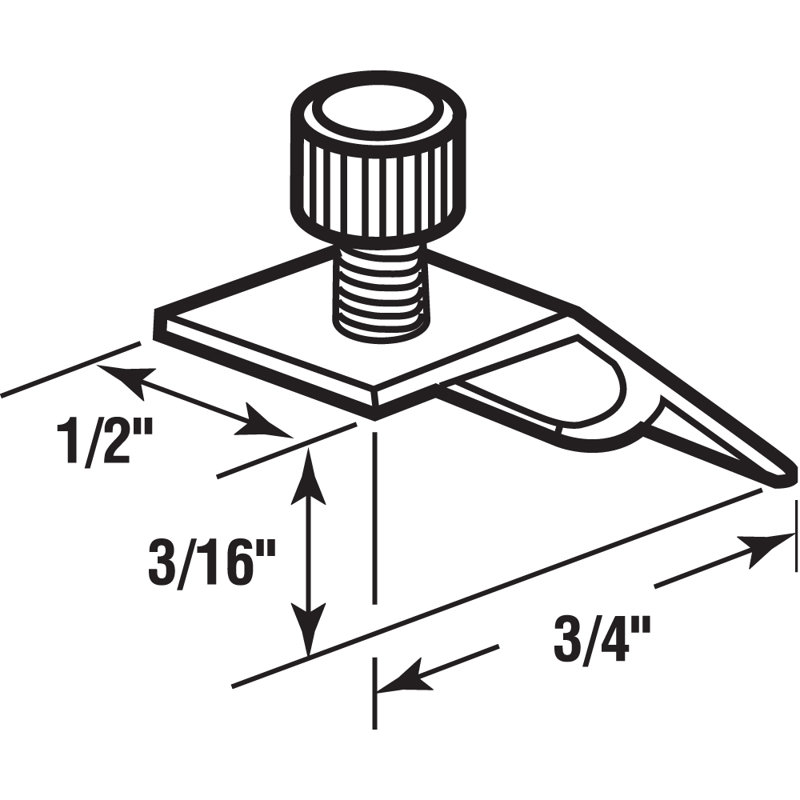 Prime-Line Storm Door Panel Clips