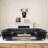 Vishaal Faux Leather U-Shaped Sectional Symmetrical-1964283899