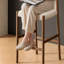 Chaise d'appoint à dossier solide crème et blanc noisette (ensemble de 4)-1507134059-1507134063