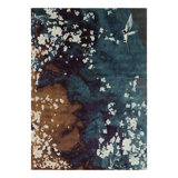 Rug & Kilim’S Chinese Art Deco Style Rug With Floral Patterns And Pictorials