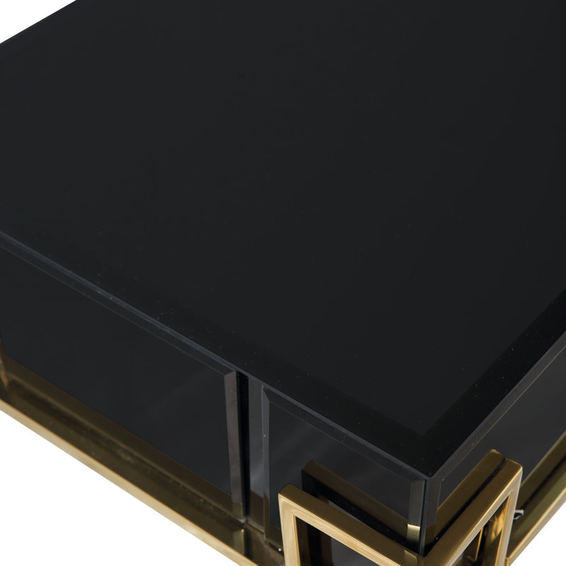 Daria 48'' Glass Top Console Table