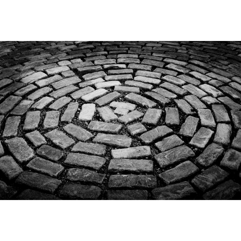 Cobblestone - Photographie sur toile tendue, H 12 po x l 18 po
