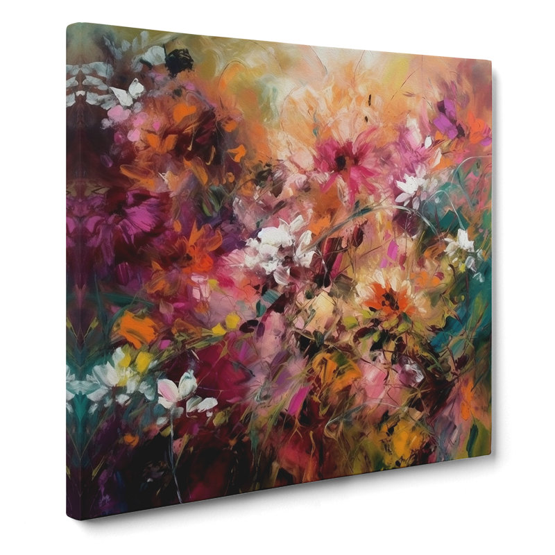 Floral Abstract Expressionism No.1 - Print
