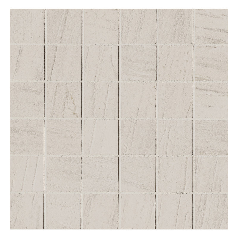 Regatta 12 in. x 12 in. Lappato Porcelain Mosaic Floor and Wall Tile, Buff