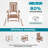 Outdoor Patio HDPE Rocking Adirondack Chair-930783643