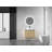 30'' Wall-Mounted Bathroom Vanity With Ceramic Art Sink and 2-Soft-Close Door