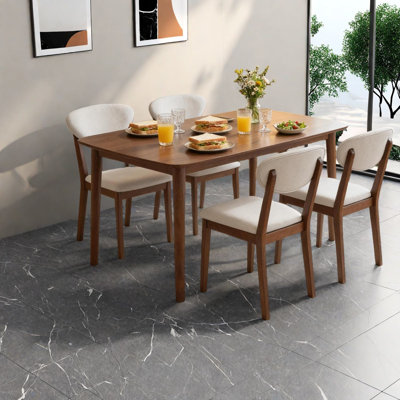 Compact Dining Table Sets(must Include Both Table And Chair), Mdf Modern Kitchen Home