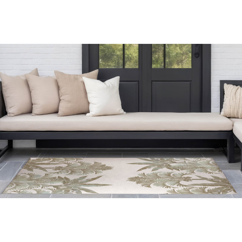 In the Jungle Outdoor Area Rug, Rectangle 5' x 7'