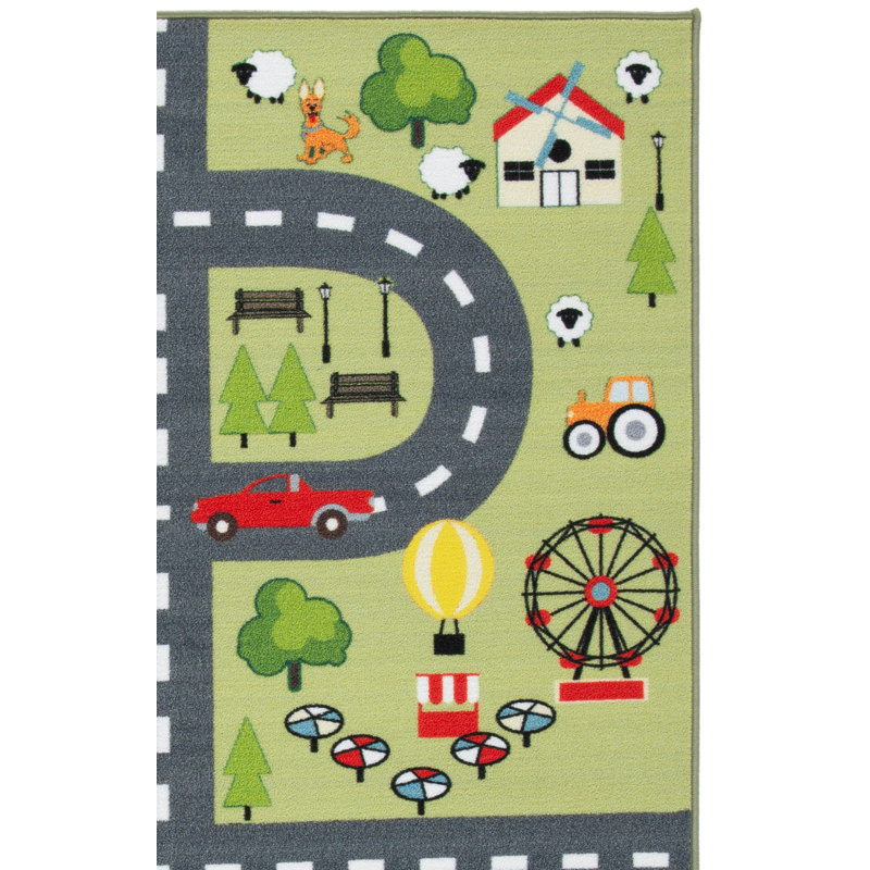 Tera 200 Performance Machine Washable Rug, Rectangle 3'3" x 5'3"