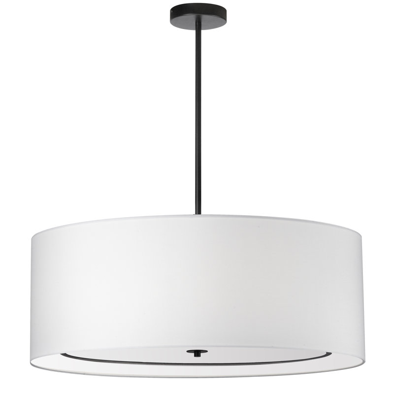 Porscha 4 Light Incandescent Pendant, 10" H x 34" W x 34" D