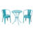 Outdoor 3 Kd Metal - Iron Table & Chairs Powder Coated Shoe Rack-978830873