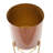 2 Piece Metal Indoor Outdoor Planter with Removable Stand Set-60663454