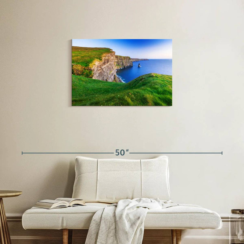 Tergel, falaises de Moher, verdure, H 20 po x l 30 po