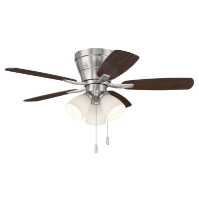 Ventilateur de plafond 42 po avec 5 pales Zedric
