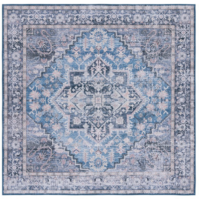 Tapis oriental bleu / gris czarnetzki