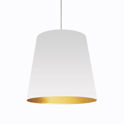 Luminaire suspendu très grand tambour 1 lumière