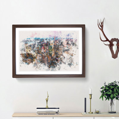 New York View - Picture Frame Graphic Art Print