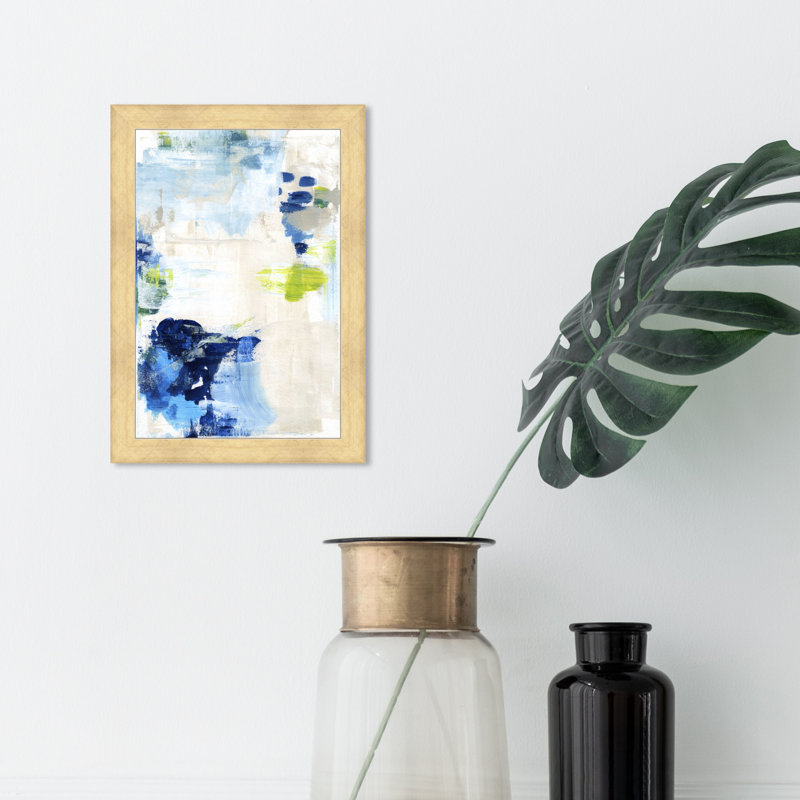 Abstract Perks - Shadowbox, reproduction d'impression sur papier, H 37,5 po x l 25,5 po x P 0,5 po, Cadre doré