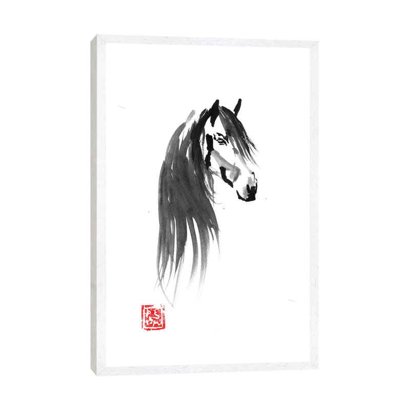 Pride by Péchane - Print on Canvas, White Framed, 66.04 cm H x 45.72 cm W