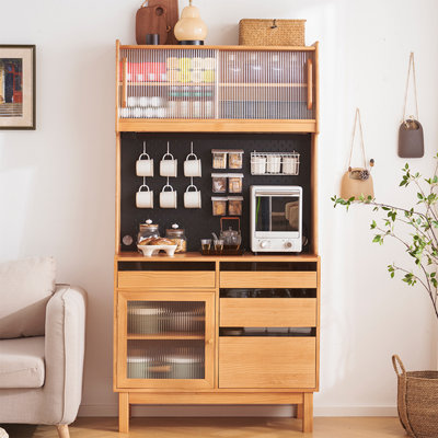 Armoire garde-manger moderne et multifonctionnelle à grande capacité