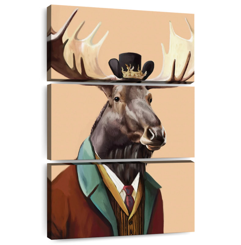 Ketti Fancy Moose, 45" H x 28" W