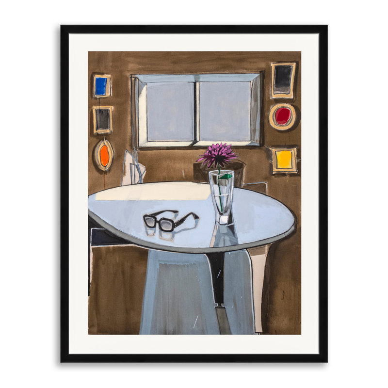 True Self Print by Carlos Davilla Rinaldi, Black Framed Paper, 31.25" H x 25.25" W