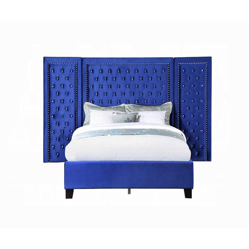 Grand lit Damazy, Bleu, Grand