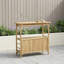 Bamboo Outdoor Bar Table , 110cm cm W 50cm cm D