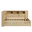 Daybed with Storage Shelves, USB and Trundle-280068810