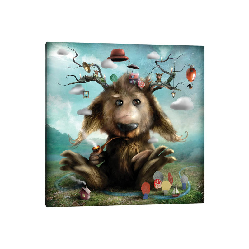 Archie by Alexander Jansson - Wrapped Canvas Print, 45.72 cm H x 45.72 cm W x 3.175 cm D