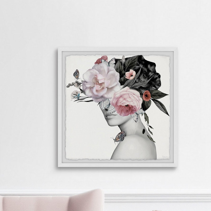 " Pastel Peonies " by Parvez Taj, 18" H x 18" W x 1.5" D